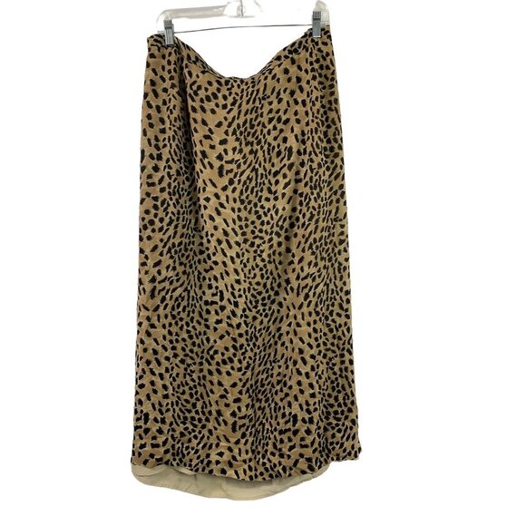 Josephine Chaus Women's Animal Print Long Skirt - Picture 2 of 6